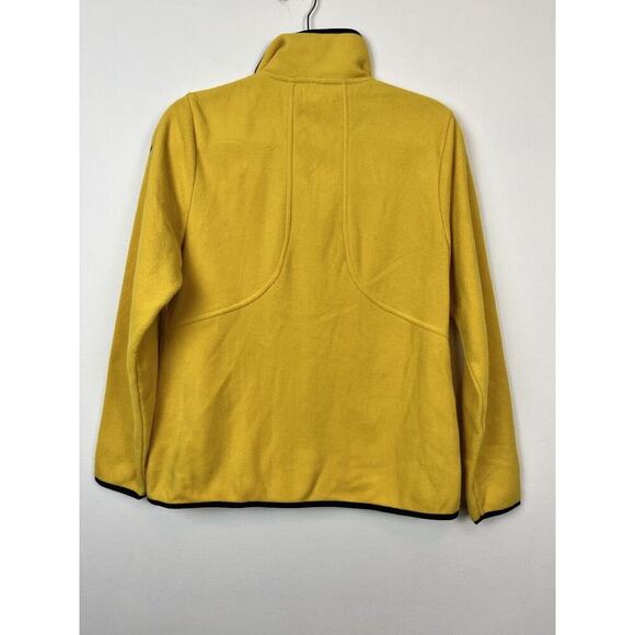 Nautica yellow navy zip up fleece sz L - Picture 2 of 9